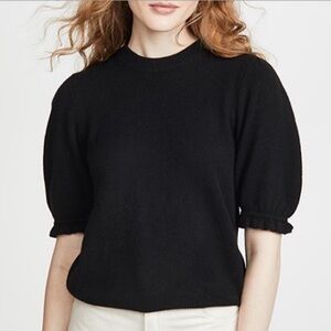 FRAME Sheered Cashmere Sweater  - LARGE